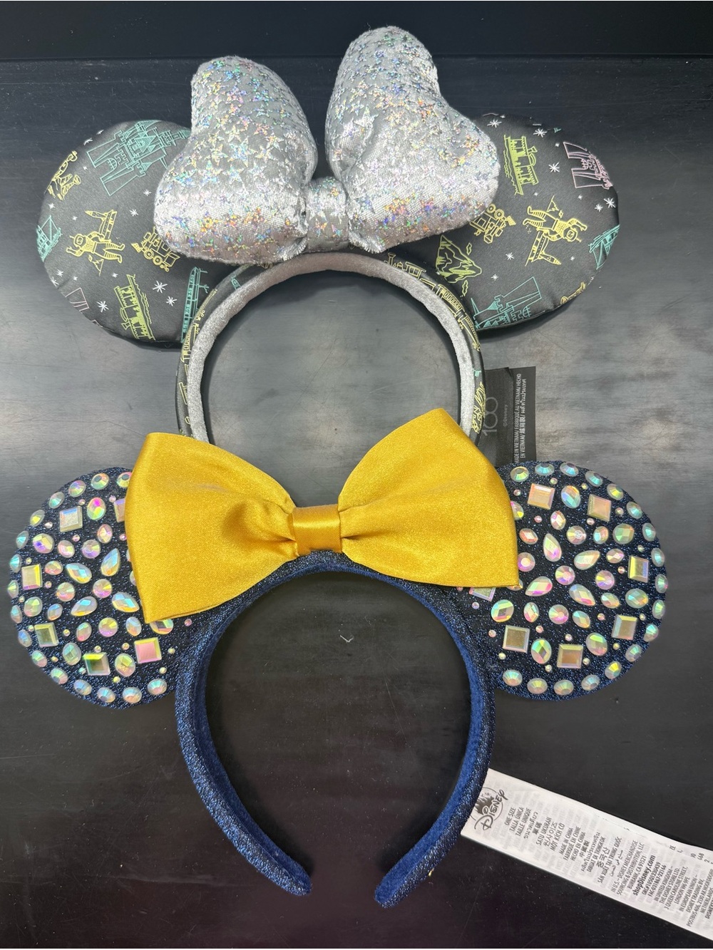 Disney Ear Headband 50th WDW Anniversary and 100 years of Disney Ears Bundle